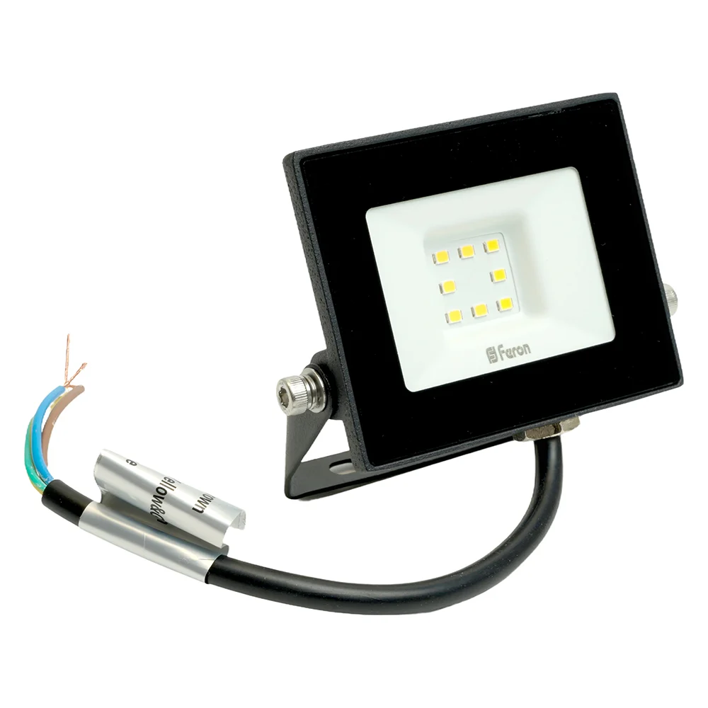 Светодиодный прожектор FERON LL-918 2835 SMD 10W 4000K IP65 AC220V/50Hz 29490