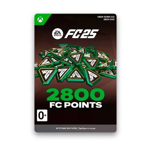 Пополнение игровой валюты Microsoft EA Sports FC 25 2800 Coins, регион: СНГ, Россия