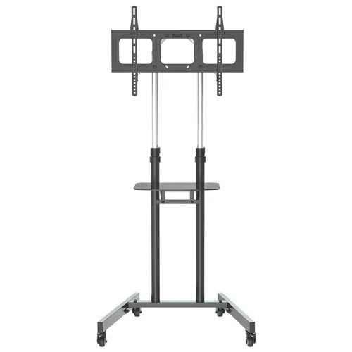 Стойка для телевизора Cactus CS-ST04H, 37-70", напольный, мобильный, черный