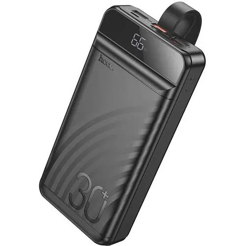 Внешний аккумулятор (Power Bank) Hoco J123B Element, 30000мAч, черный [12081]