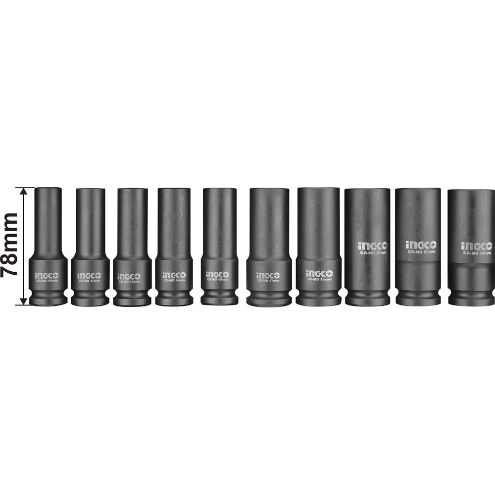 Набор торцевых головок INGCO INDUSTRIAL HKISSD12102L