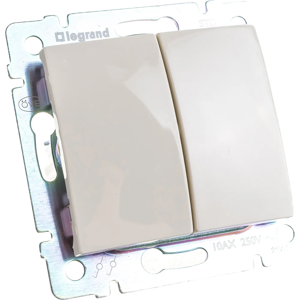 Двухклавишный механизм переключателя Legrand Valena 774308