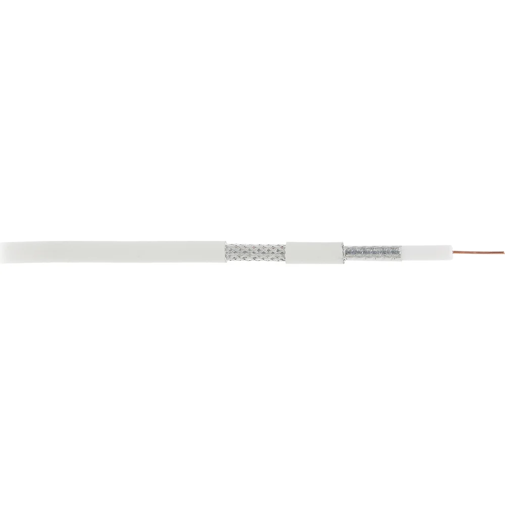 Одножильный коаксиальный кабель NETLAN RG-6 UEC-C2-32123A-WT-1