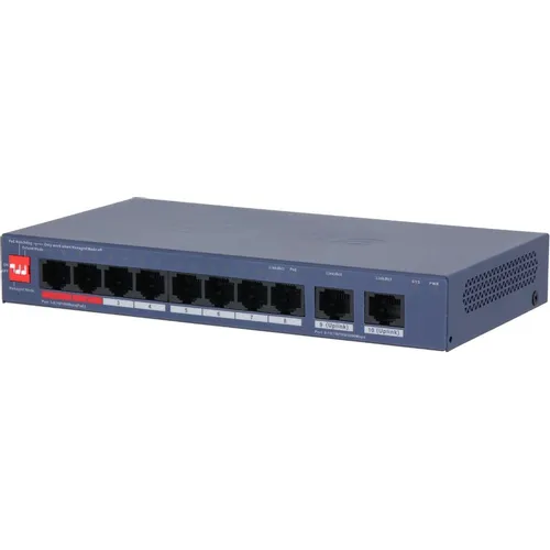 Коммутатор Dahua DH-CS4010-8ET2GT-110, управляемый