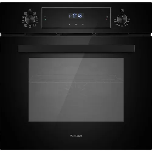 Духовой шкаф электрический WEISSGAUFF EOM 691 PDBS, 70л, дверца с 3 стеклами, черный