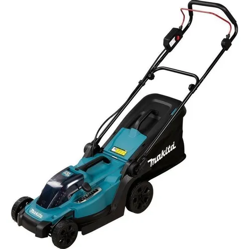 Газонокосилка аккумуляторная Makita DLM330RT, 33см, несамоходная, 5Ач, с ЗУ