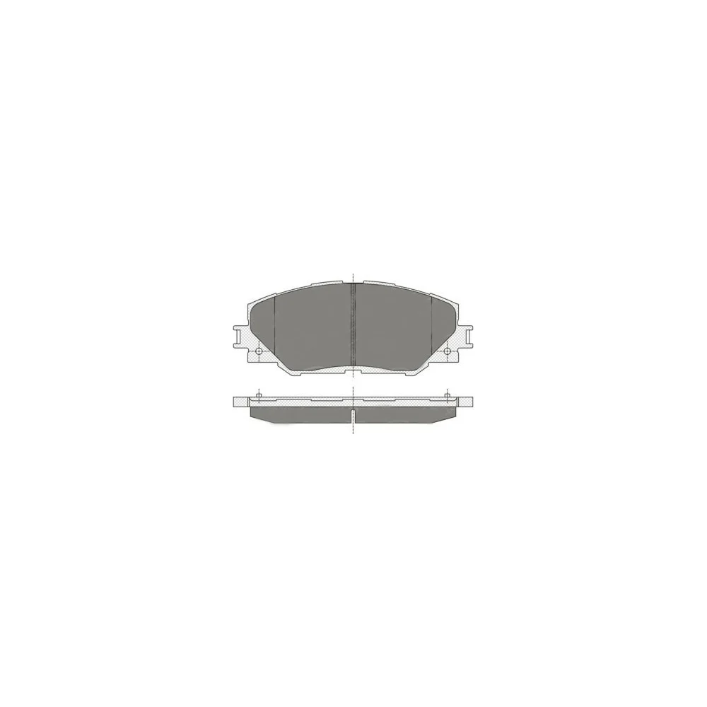 Колодки тормозные SCT SP342