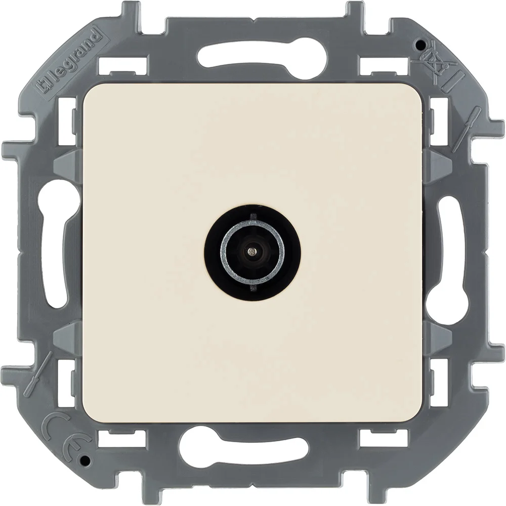 Проходная розетка TV Legrand INSPIRIA 673861
