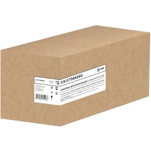 Комплект фотобарабанов Cactus Universal C734X24G цветной цв:80000стр. для Lexmark Optra C736n/C734dtn/C748de/C746dtn/X738de/C734n/X734de [cs-c734x24g]