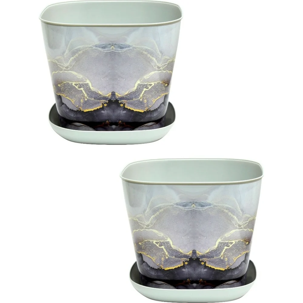 Квадратное кашпо Violet N-Kahpo-2/-38150-50