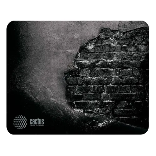 Коврик для мыши Cactus Brick Wall рисунок, ткань, 300х250х3мм [cs-mp-dwm]