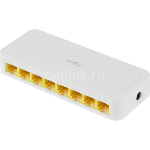 Коммутатор CUDY FS108D, неуправляемый
