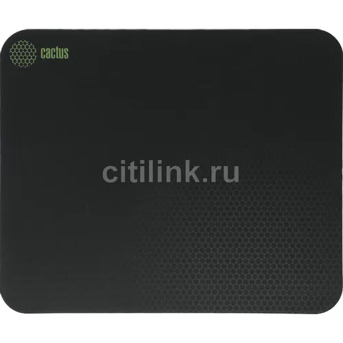Коврик для мыши Cactus Black Mesh черный, ткань, 300х250х3мм [cs-mp-d02m]