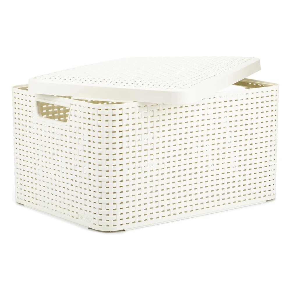 Корзина CURVER RATTAN STYLE BOX L 03619-885