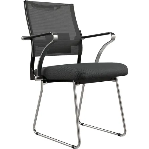 Кресло МЕТТА Sit Air 24/7 M4-281K - Italy (F54), сетка/ткань, до 150кг, фиксированные подлокотники, черный/черный [z697.5d.1.6a4]