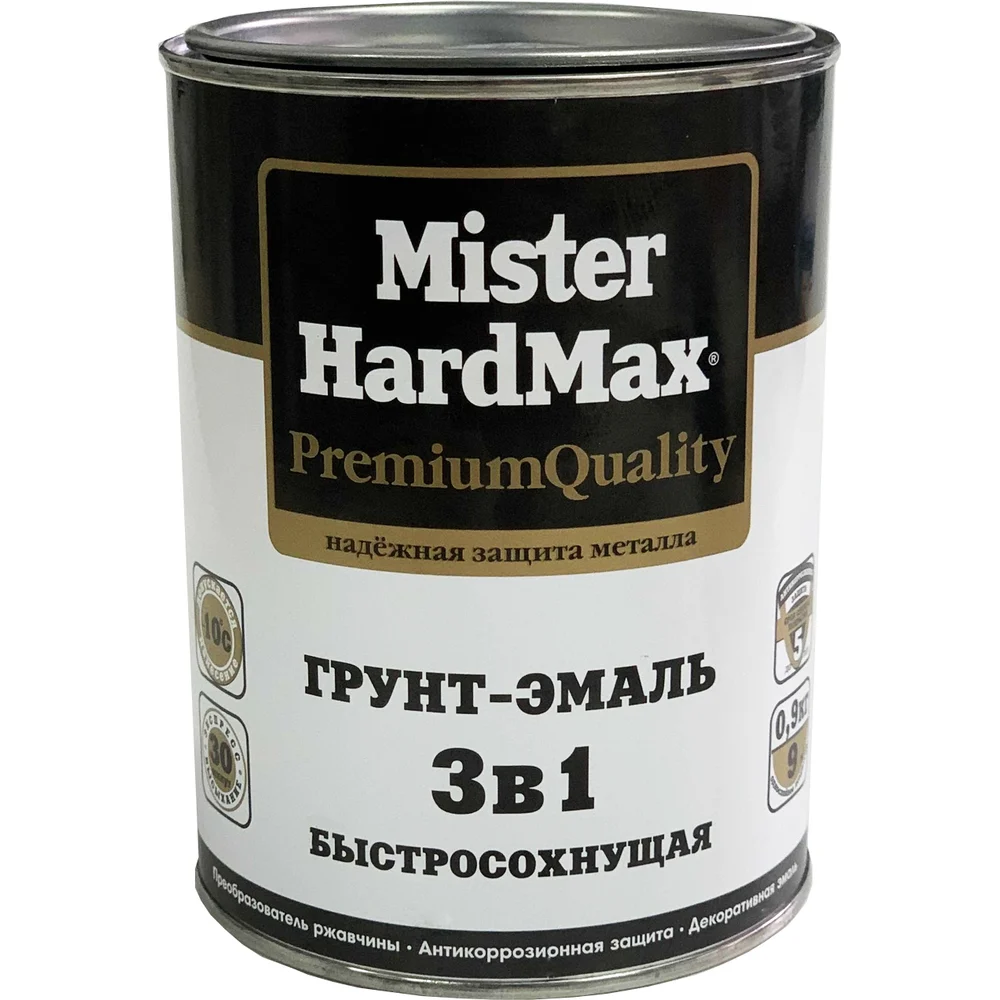 Быстросохнущая грунт-эмаль HardMax MISTER 4690417094837