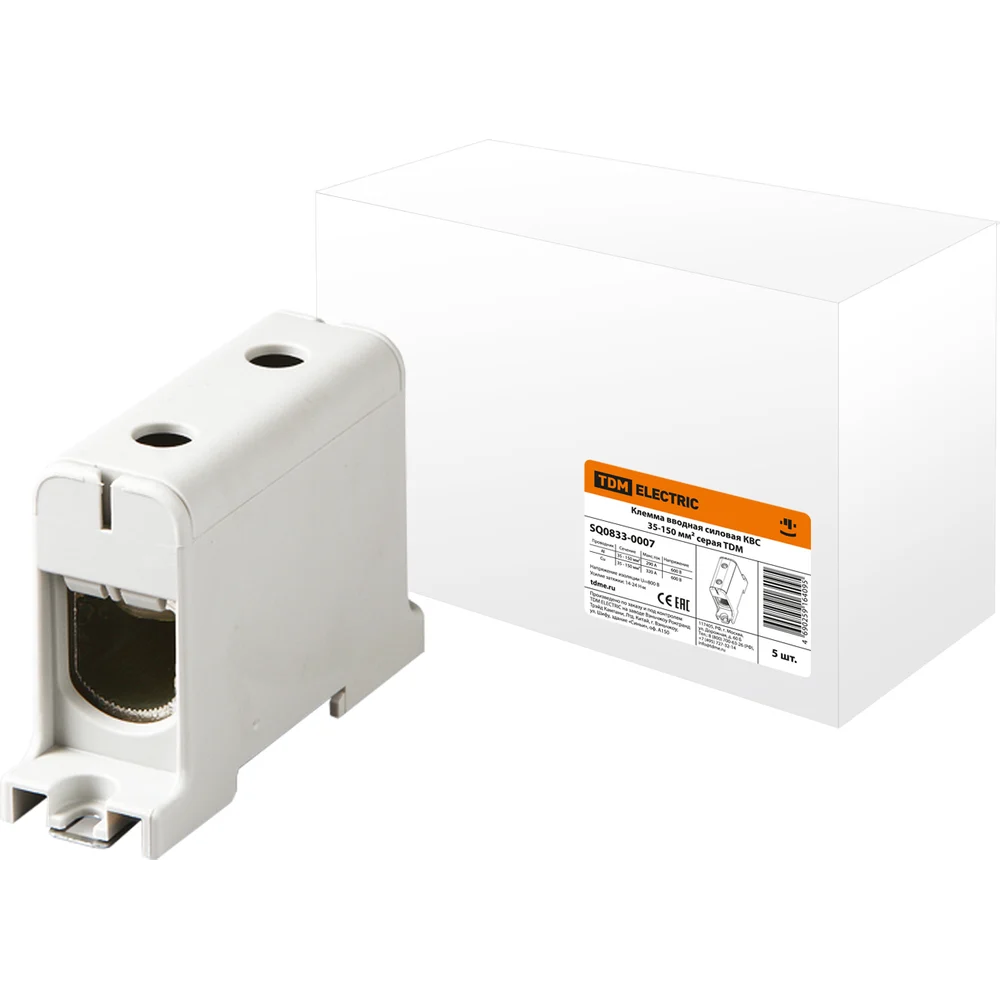 Вводная силовая клемма TDM ELECTRIC КВС SQ0833-0007