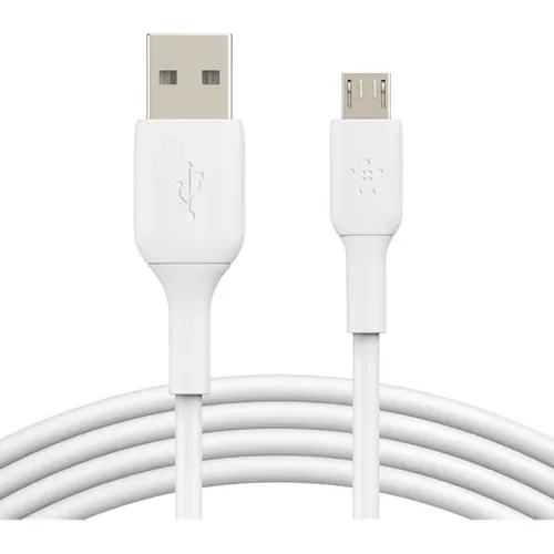 Кабель Belkin CAB005bt1MWH, micro USB (m) - USB (m), 1м, белый