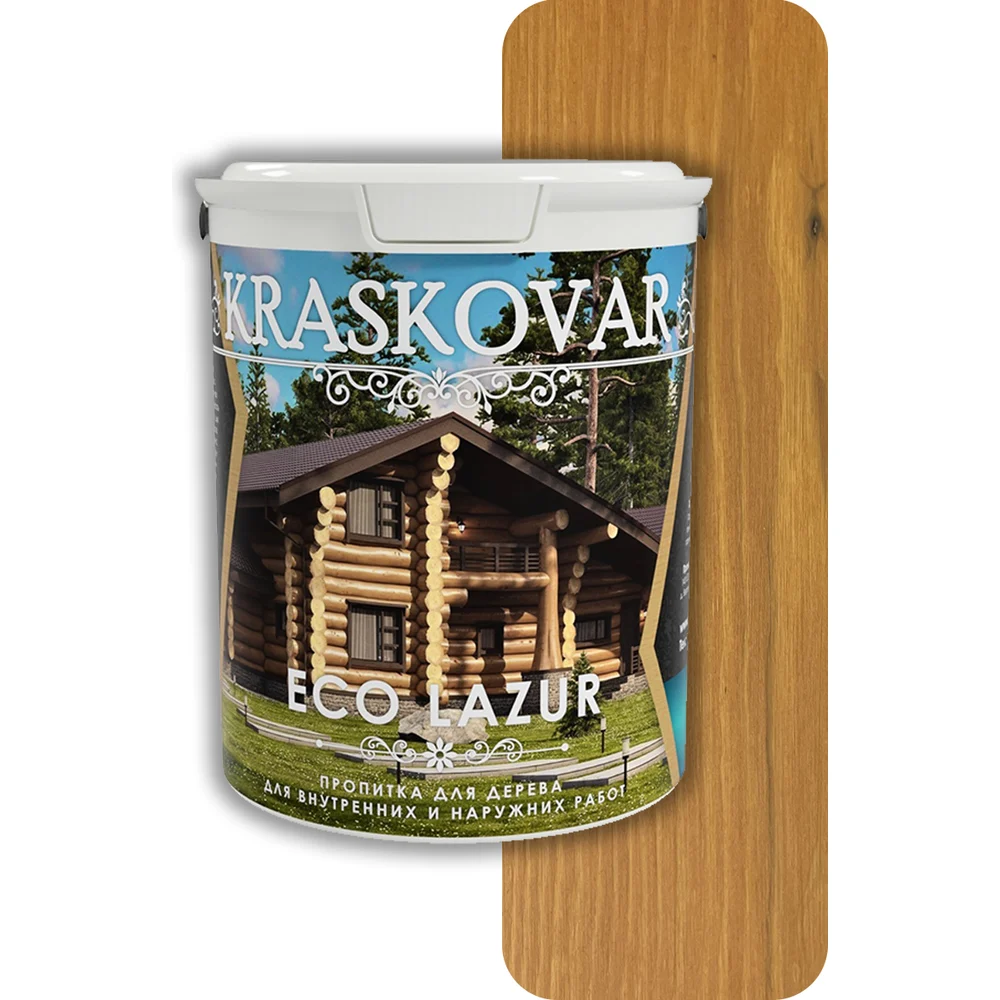 Кроющий антисептик Kraskovar Eco Lazur 1198