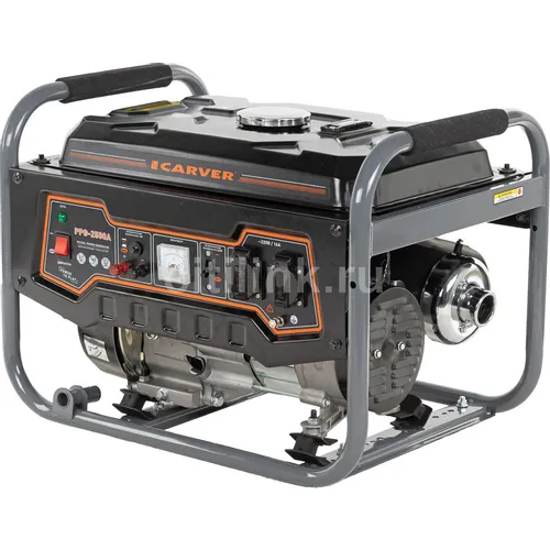 Бензиновый генератор CARVER PPG- 2500A, 220/12 В, 2.3кВт [01.020.00010]