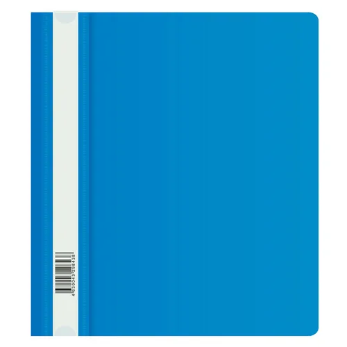 Папка-скоросшиватель Бюрократ -PSL20A5BLUE, A5, пластик, синий 20 шт./кор.