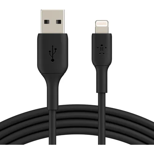 Кабель Belkin CAA001bt1MBK, Lightning (m) - USB (m), 1м, черный