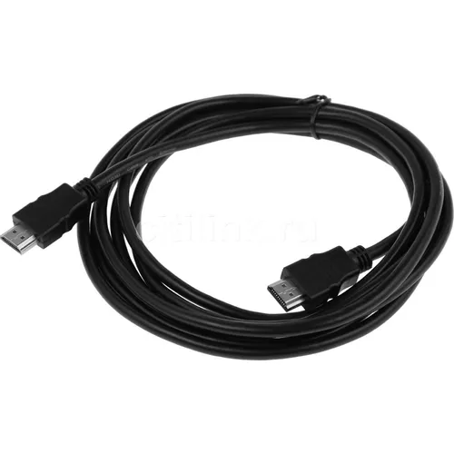 Кабель аудио-видео High Speed ver.1.4, HDMI (m) - HDMI (m), ver 1.4, 3м, GOLD, черный