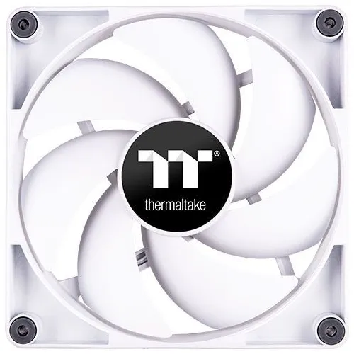 Вентилятор Thermaltake CT120 2шт, 120мм, 4-pin, 2000об/мин, 25.8 дБ, белый, Ret [cl-f151-pl12wt-a]