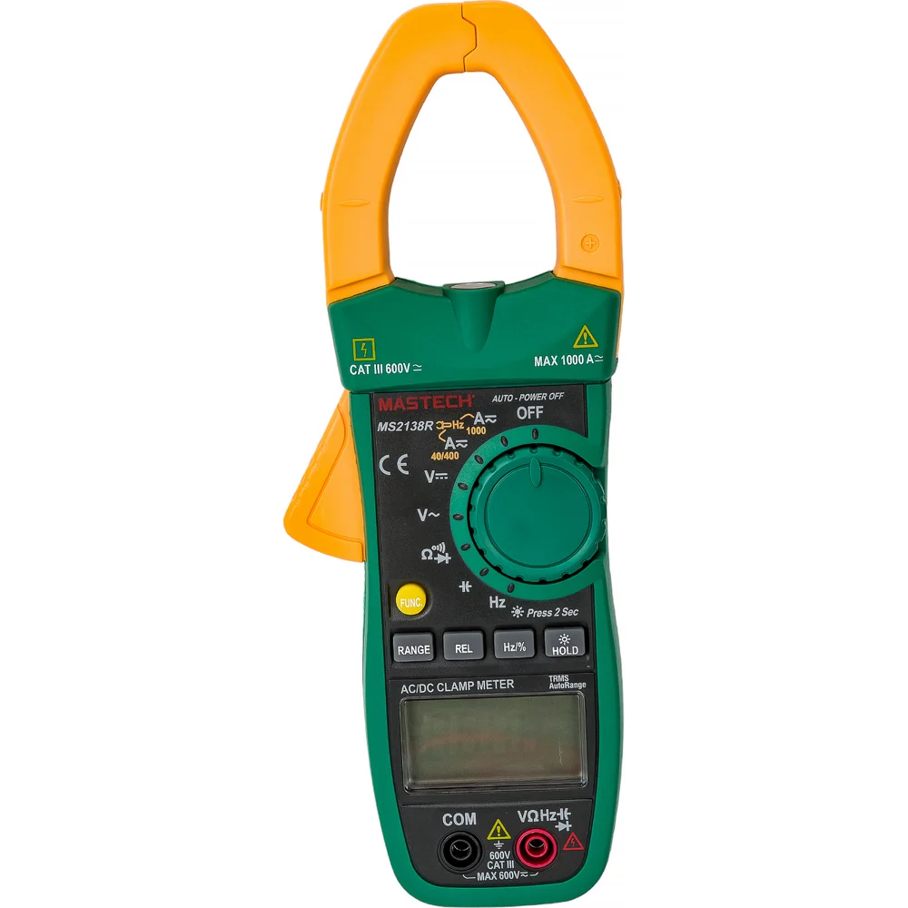 Цифровые токоизмерительные клещи Mastech MS2138R 00-00006396