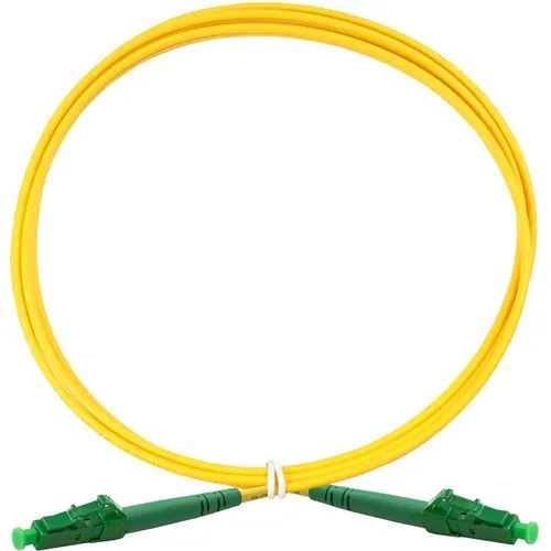 Патч-корд EXEGATE FC-S-9-LC/APC-LC/APC-2M-LSZH 2м, многожильный, желтый