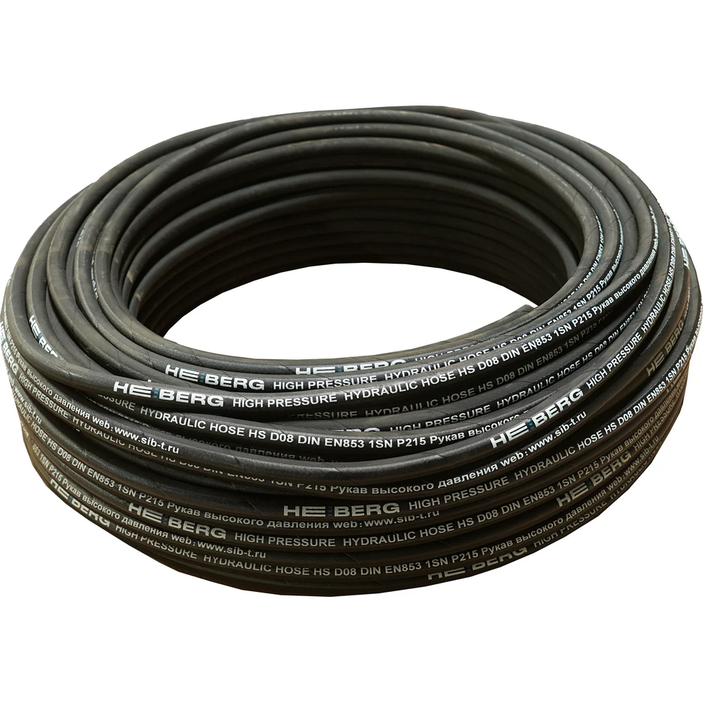 Рукав высокого давления HEIBERG din 6 en853 2sn 1/4" 100 м 0002Н6