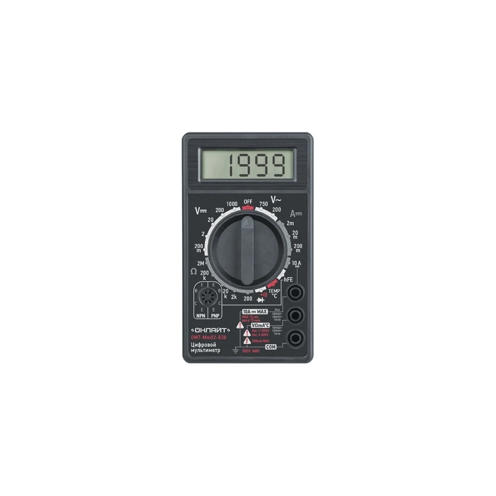 Мультиметр ОНЛАЙТ OMT-Mm02-838 82973