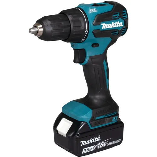 Ударная дрель-шуруповерт Makita DHP490SF1J, 3Ач, с одним аккумулятором
