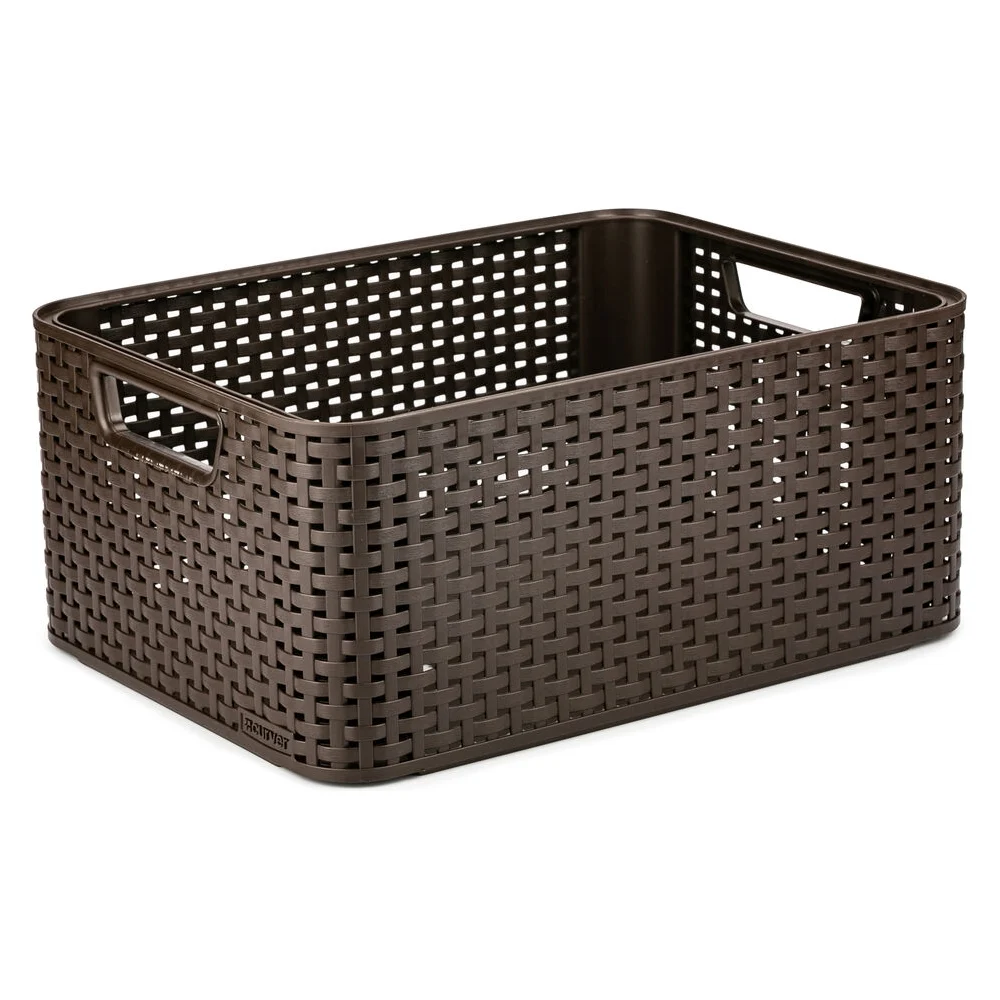 Универсальная корзина CURVER RATTAN STYLE BOX 03615-210