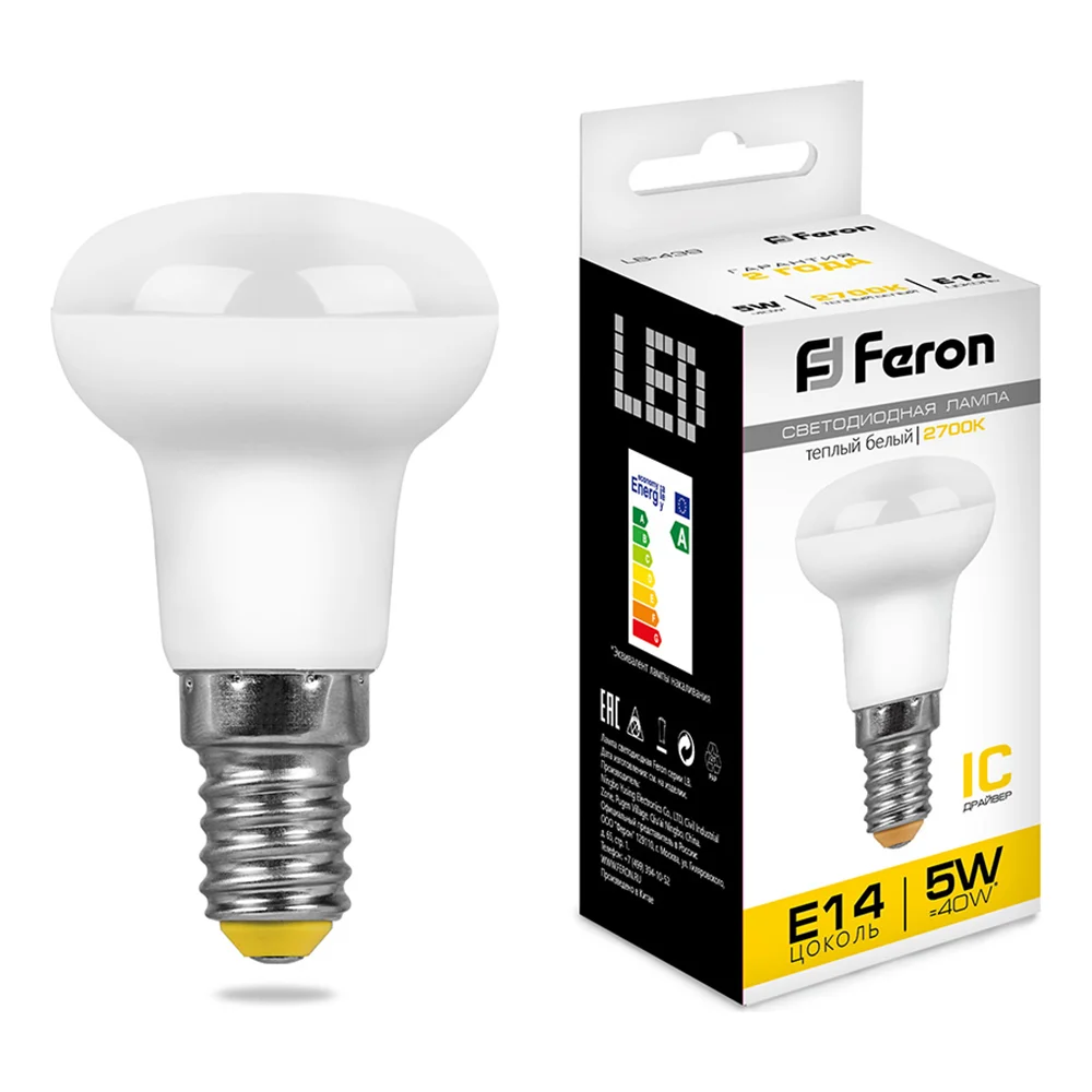 Светодиодная лампа FERON LB-439 5W 230V E14 2700K 25516