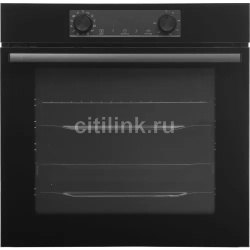 Духовой шкаф электрический Gorenje BPS6737E14BG, 77л, дверца с 4 стеклами, черный