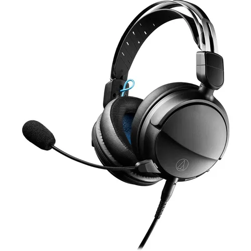 Гарнитура игровая Audio-Technica ATH-GL3BK, для компьютера и игровых консолей, мониторные, проводные, черный