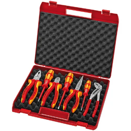 Набор инструментов KNIPEX KN-002115, 7 предметов, диэлектрический
