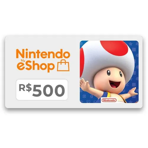 Пополнение игровой валюты Nintendo 500 BRL Brazil, регион: Бразилия