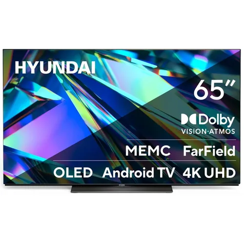 65" Телевизор Hyundai H-LED65OBU7700 OLED, 4K Ultra HD, СМАРТ ТВ, Android TV, черный