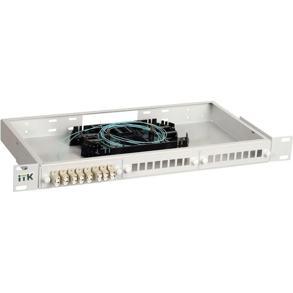 Укомплектованный кросс ITK FOBX24-1U-12LCUD03
