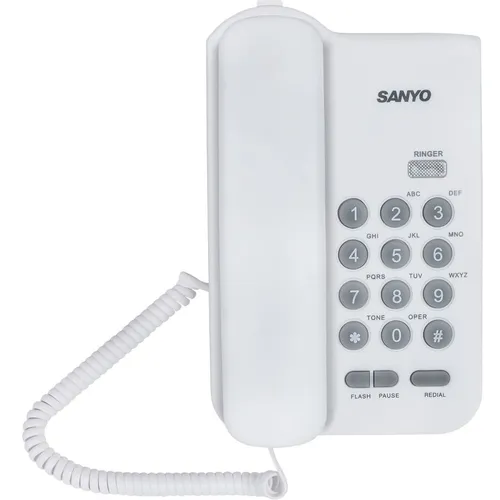 Проводной телефон Sanyo RA-S108W, белый