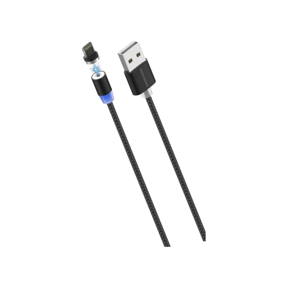 Дата кабель для Lightning 8-pin More Choice K61Si Black