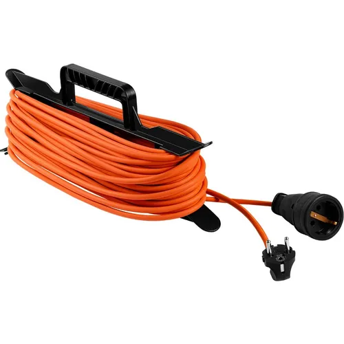 Удлинитель силовой Defender Ext2G-02-50, розеток 1шт, 2x0.75 кв.мм, 6A, 50м, ПВС, рамка пластиковая, оранжевый [99859]