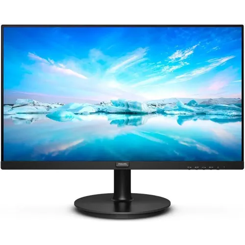 21.5" Монитор Philips 222V8LA (00/01), 1920x1080, VA, 75Гц, 1хHDMI, 1хDP, черный