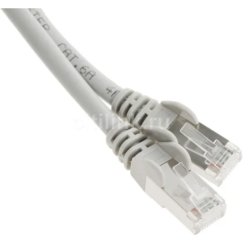 Патч-корд LanMaster вилка RJ-45, вилка RJ-45, кат.6A, LSZH, 5м, серый [lan-pc45/s6a-5.0-gy]