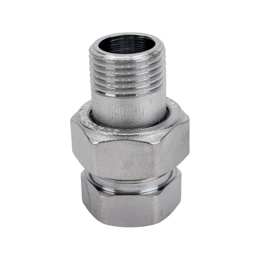 Прямой хромированный сгон Giacomini НВ R18X003