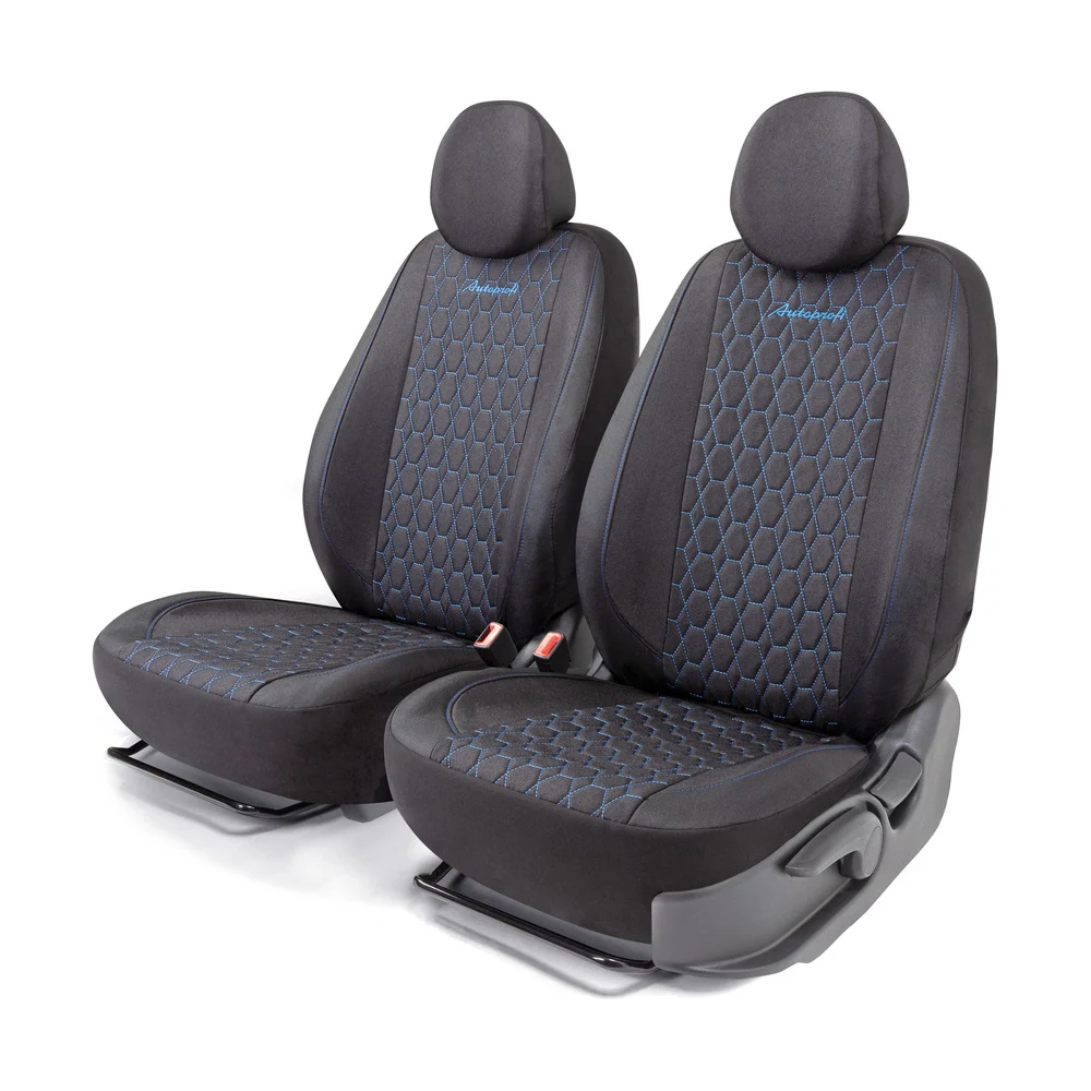 Получехлы на передние сиденья AUTOPROFI VERONA VER-0405 BK/BL