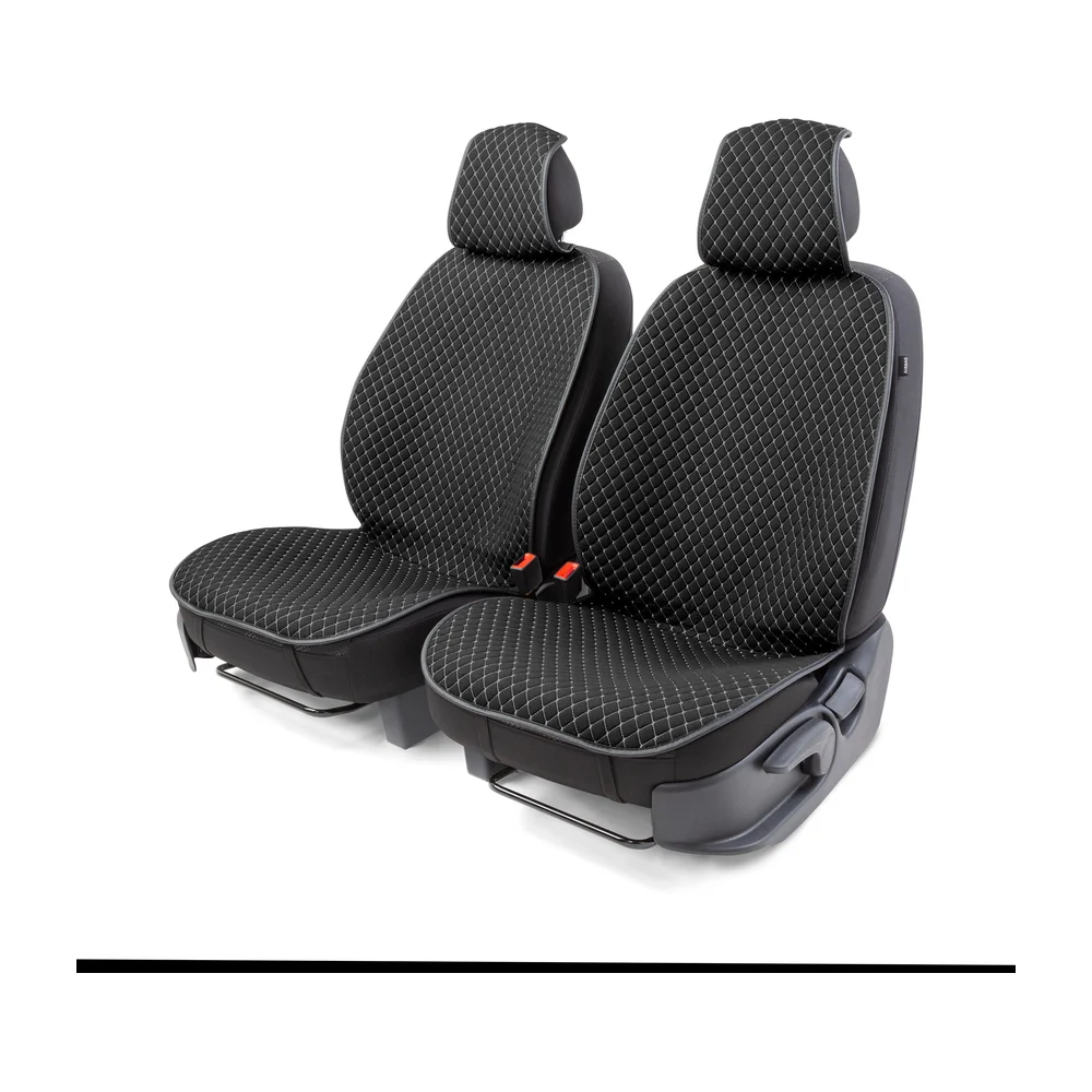 Накидки на передние сиденья CarPerformance CUS-1052 BK/GY