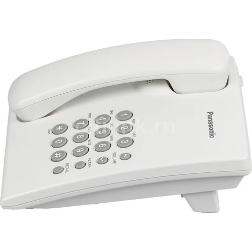 Проводной телефон Panasonic KX-TS2350RUW, белый